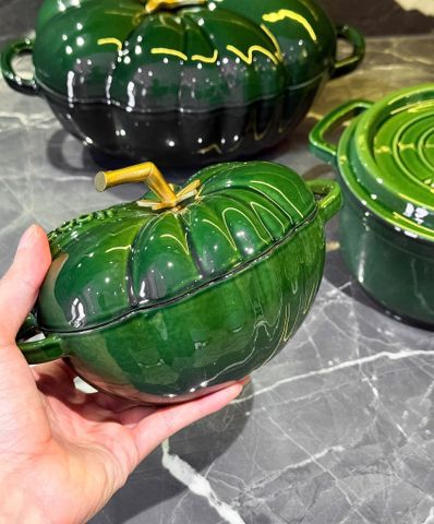 Nồi gang cà chua mini 16cm Moos