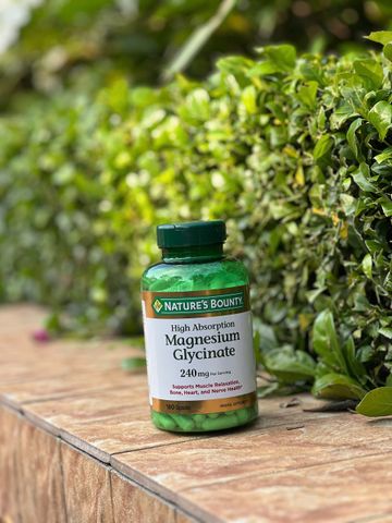 Nature's Bounty Magnesium Glycinate 240mg 180 viên