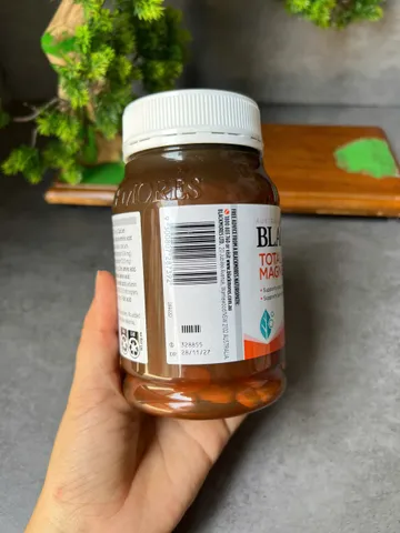 Viên uống Blackmores Total Calcium & Magnesium + D3 của Úc - Hỗ trợ xương và răng chắc khỏe, phòng ngừa loãng xương.
