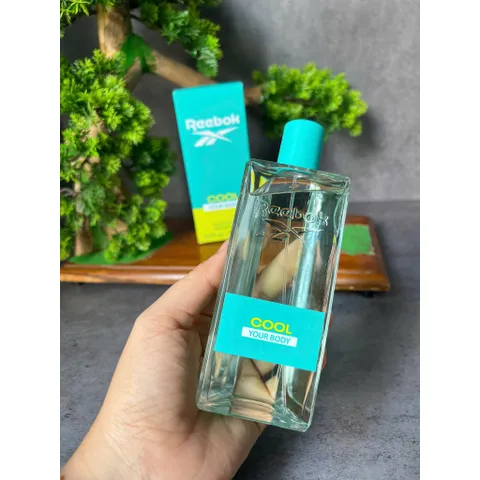 Thanh lí vỏ hộp giấy rất cũ nước hoa nam Reebok Cool Your Body Eau De Toilette 100ml.