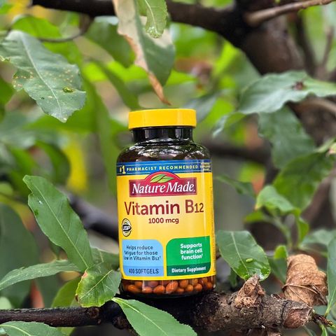 Viên uống bổ sung vitamin B12 Nature Made vitamin B12 1000mg 400 viên 779196