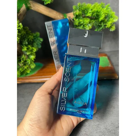 Thanh lí chai đã mở nilong Nước hoa nam Jacques Bogart silver scent aqua 100ml