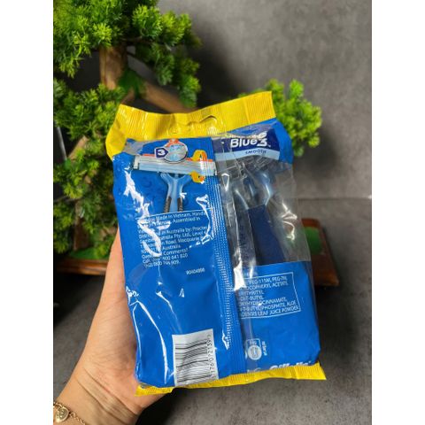 Túi 20 cây dao cạo râu Gillette Blue3 Smooth hàng Úc
