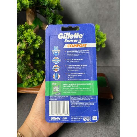 Thanh lí vỏ hộp bị cũ Set 8 cây Dao cạo râu Gillette sensor 3 Comfort