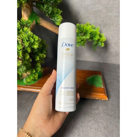 Xịt khử mùi Dove Clinical Protection Original Clean hàng Úc