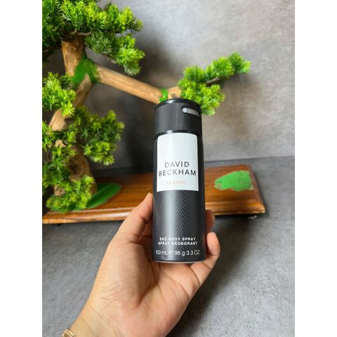 Xịt khử mùi toàn thân nam David Beckham Classic.