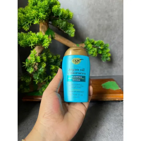 Dầu gội OGX Renewing + Argan Oil phục hồi tóc hư tổn size nhỏ 88ml hàng Úc