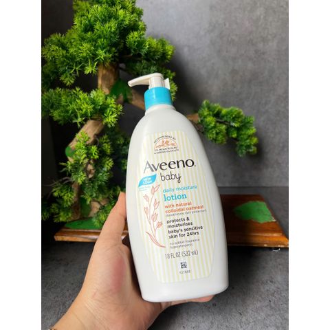 Kem Dưỡng Ẩm Yến Mạch Aveeno Baby Daily Lotion 532ml hàng Úc