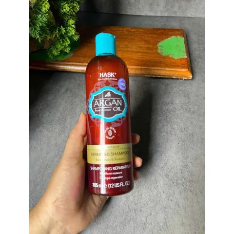 Combo gội xả Hask Argan Oil chai 355ml