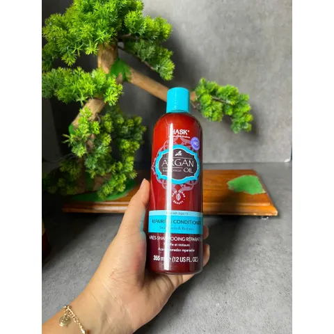 Combo gội xả Hask Argan Oil chai 355ml