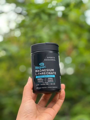 Viên uống bổ sung magie của Mỹ SR Magnesium L Threonate Sports Research 135 viên