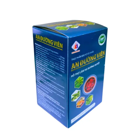 TPBVSK Viên Uống An Đường Viên Domesco Giúp Hỗ Trợ Hạ Đường Huyết 60 viên/hộp