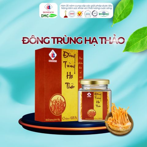 Đông Trùng Hạ Thảo Domesco Sấy Khô Nguyên Sợi Cordyceps ≥ 0,05% 10g