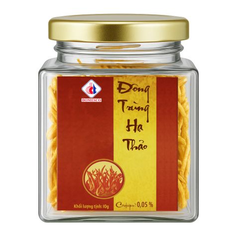 Đông Trùng Hạ Thảo Domesco Sấy Khô Nguyên Sợi Cordyceps ≥ 0,05% 10g