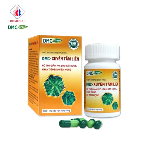 TPBVSK DMC-XUYÊNN TÂM LIÊN Domesco Giảm Ho Khàn Tiếng Giúp Bổ phế Lọ 60 Viên