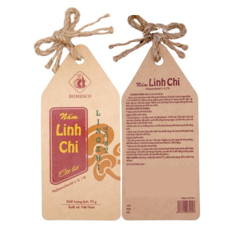 Nấm Linh Chi cắt lát chai 70g