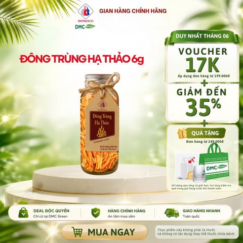 Đông Trùng Hạ Thảo sấy khô chai 6g