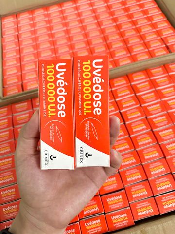 Vitamin D3 liều cao dạng nước Uvédose 100000 IU - Tăng cường sức khỏe xương & hệ miễn dịch - S/P Chuẩn Pháp
