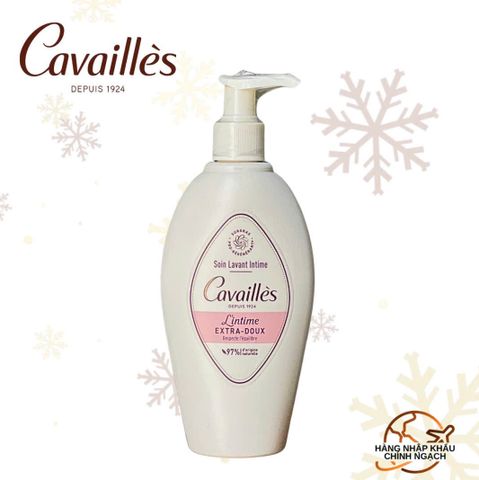 Dung Dịch Vệ Sinh Dịu Nhẹ, Giảm kích ứng CAVAILLÈS Extra-doux - Cho Da Siêu Nhạy Cảm 250ml