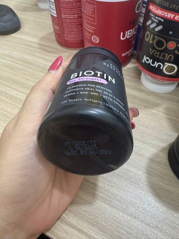 Viên uống Biotin 10,000mcg Sports Research 120 viên - Hỗ trợ tóc, móng và da khỏe đẹp tự nhiên, Vitamin B7 bổ sung sức sống.