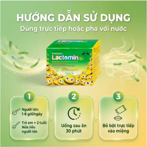 Cốm bổ sung lợi khuẩn Lactomin Plus Novarex (30 gói)