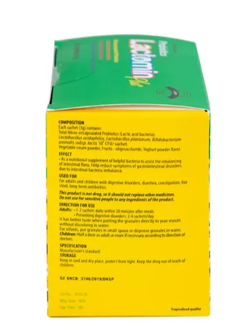 Cốm bổ sung lợi khuẩn Lactomin Plus Novarex (30 gói)