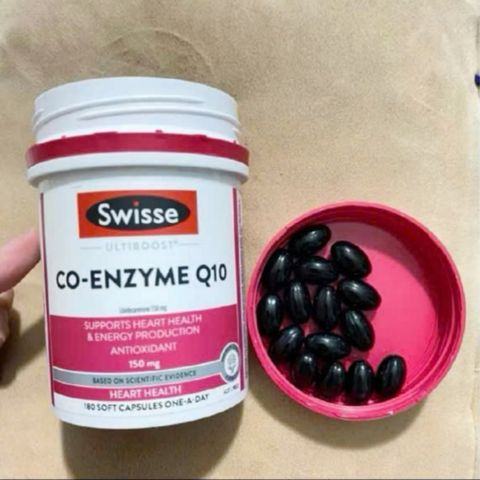 Viên uống Swisse Ultiboost High Strength Co-Enzyme Q10 300 mg - 90 viên - Tăng cường năng lượng tế bào - Giảm mệt mỏi & Bảo dưỡng sức khỏe Tim mạch - S/P Chuẩn Úc