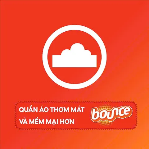Giấy thơm quần áo Bounce Outdoor Fresh Dryer Sheets 120 tờ.