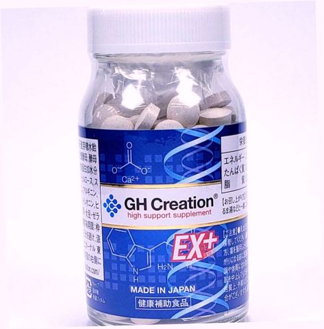 Hàng Chuẩn (Nhập khẩu) Đẳng Cấp Viên uống GH Creation EX+ tăng chiều cao chính hãng Nhật Bản - Hỗ trợ phát triển chiều cao cho đối tượng từ 4-30 tuổi Loại Đặc Biệt Cao Cấp
