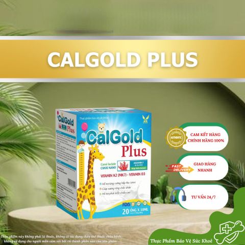 [TPBVSK] CALGOLD PLUS - Bổ Sung Canxi Từ Tảo Biển Đỏ (Nhãn con hươu)