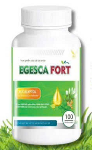 Thực phẩm bảo vệ sức khoẻ Egesca Fort hỗ trợ giảm ho, đau họng, khàn tiếng
