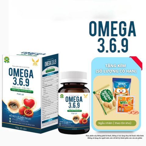 Viên Uống Omega 369 Diệp Lục Cần Tây Tinh Dầu Thông Đỏ – Hỗ Trợ Thị Lực, Tăng Cường Sức Khỏe