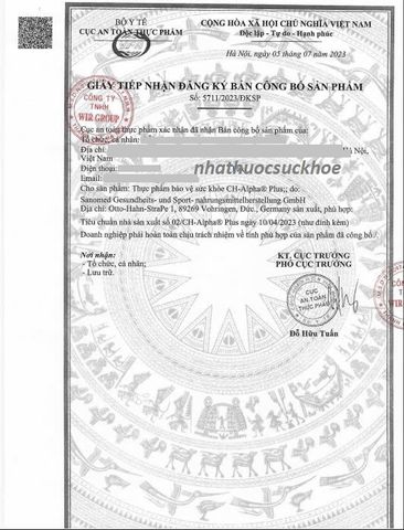 Collagen Dạng Nước CH Alpha Plus - Hỗ Trợ Xương Khớp & Da - Hộp 30 Ống Uống 25ml Từ Quiris