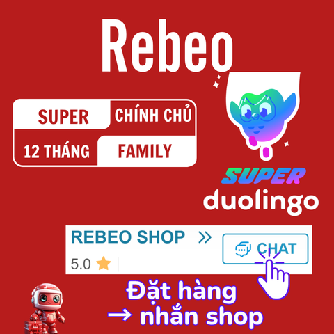 Mua Tài Khoản Duolingo Super Giá Rẻ, Nâng Chính Chủ 12 Tháng – Rebeo Shop
