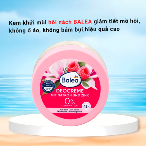 Kem khử mùi hôi nách Balea ngăn ngừa mồ hôi 24h - 50ml - Đức 