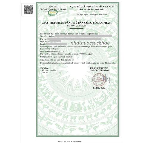 Viên Uống Orihiro Glucosamine 1500mg Nhật Bản - Hỗ Trợ Sụn Khớp, Giảm Đau Khớp, Bổ Sung Vitamin D, Hỗ Trợ Vận Động Linh Hoạt