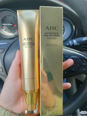 ✨ Kem mắt AHC vàng Real Eye Cream for Face 40ml dưỡng ẩm làm sáng da chính hãng
