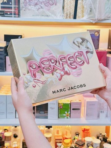 Set Marc Jacobs Perfect nước hoa nữ quyến rũ (100ml + 10ml + dưỡng thể 75ml) 🏷️ Sale sốc!