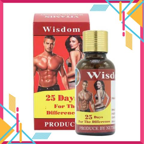 Cao Cấp Loại Đặc Biệt Viên Uống Wisdom Weight Tăng Cân Hiệu Quả - Sự tham khảo cao cấp Cho Người Gầy Ốm - Hộp 25 Viên Nutra Manufacturing Indonesia Bản Mới Chính Hãng Loại Tốt Bản Mới