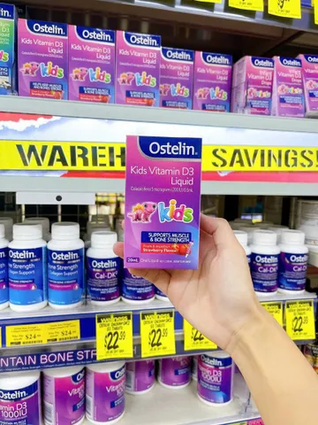 Vitamin D3 dạng nước dành cho trẻ từ 6 tháng - 12 tuổi Ostelin Kids Vitamin D3 Liquid 20 mL - Hỗ trợ hệ miễn dịch & Phòng ngừa hội chứng còi xương ở trẻ