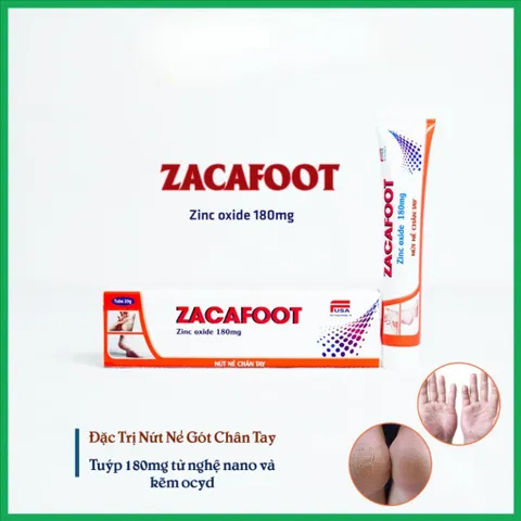 ZACAFOOT - tạm biệt nứt nẻ gót chân, bàn chân, mắt cá chân, bàn tay, khủy tay