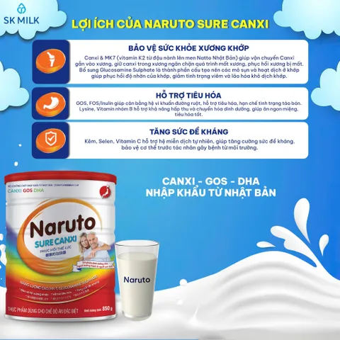 Naruto Sure Canxi Thực phẩm dùng cho chế độ ăn đặc biệt 779625