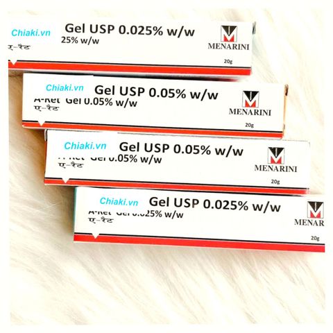 (Cao Cấp) Kem chăm sóc mụn Tre Gel USP Aret 0.025% Menarini Cho Da Nhạy Cảm, Thích Hợp Người Mới Sử Dụng Hỗ Trợ Giảm Mụn Ẩn, Mụn Viêm Nội Địa Mẫu Mới Đầy Đủ