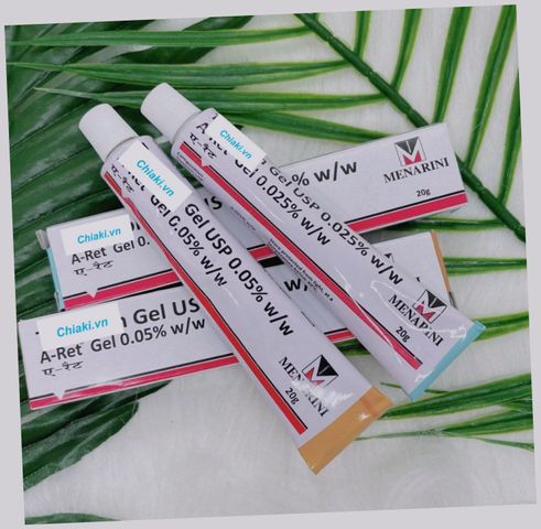 (Cao Cấp) Kem chăm sóc mụn Tre Gel USP Aret 0.025% Menarini Cho Da Nhạy Cảm, Thích Hợp Người Mới Sử Dụng Hỗ Trợ Giảm Mụn Ẩn, Mụn Viêm Nội Địa Mẫu Mới Đầy Đủ