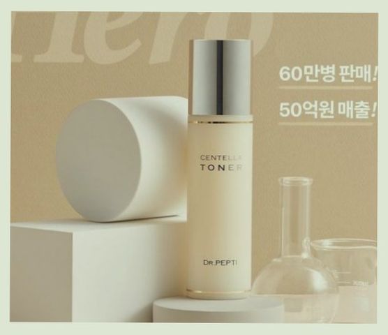(Nhập Khẩu) Nước hoa hồng Dr. Pepti+ Centella Toner 180ml Dưỡng Da, Cân Bằng Độ pH, Giảm Kích Ứng Cho Da Nhạy Cảm, Xuất Xứ Hàn Quốc Hàng Chuẩn Cao Cấp Nội Địa