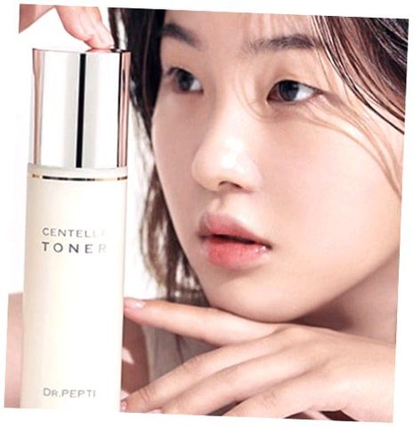 (Nhập Khẩu) Nước hoa hồng Dr. Pepti+ Centella Toner 180ml Dưỡng Da, Cân Bằng Độ pH, Giảm Kích Ứng Cho Da Nhạy Cảm, Xuất Xứ Hàn Quốc Hàng Chuẩn Cao Cấp Nội Địa