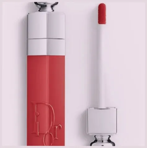 (Loại Tốt) Son Dior Addict Lip Tint 651 Natural Rose Màu Hồng Đất 323150 Mẫu Mới Hàng Chuẩn