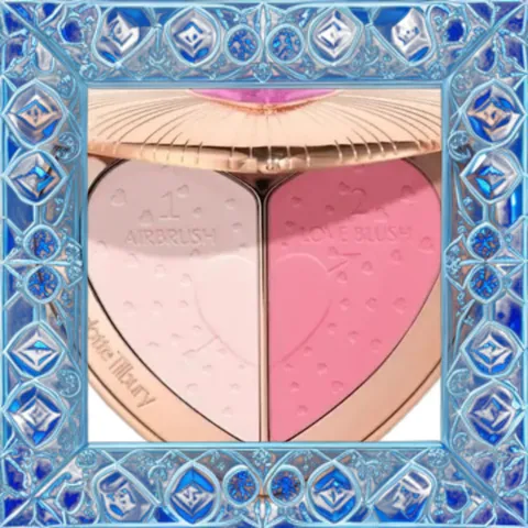 (Loại Tốt) [ không hộp ] Phấn Má Hồng Charlotte Tilbury Pillow Talk Beauty Soulmates Face Palette Flawless Pink Màu Hồng Baby Nội Địa