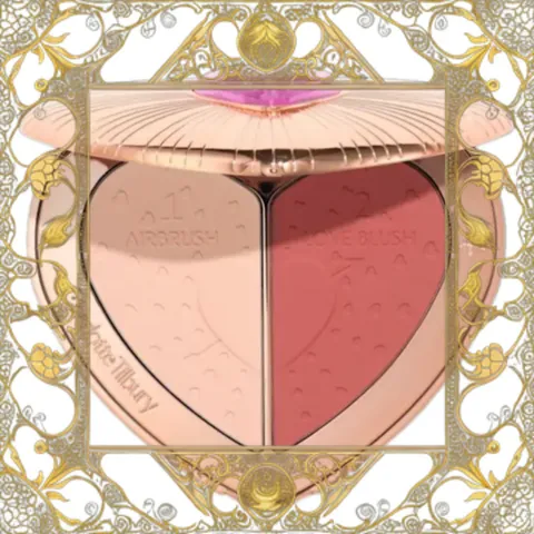 (Nhập Khẩu) Phấn Má Hồng Charlotte Tilbury Pillow Talk Beauty Soulmates Face Palette Flawless Peach Màu Cam Đào Cao Cấp