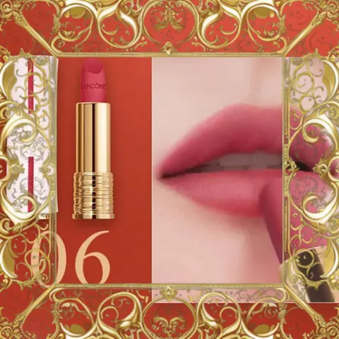 (Bản Mới) Son Lancôme Absolute Perfect Velvet Matte 06 Carefree Summer Son Môi Hồng Sen Hạn Chế Sang Trọng, Độ Bám Màu Lâu, Dưỡng Ẩm Mượt Mà Cao Cấp